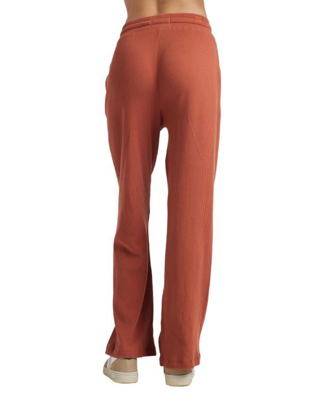 Losano Red Organic Cotton Drawstring Pant