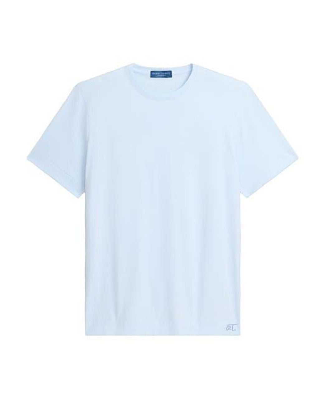 Robert Talbott Blue Dylan Tee for men