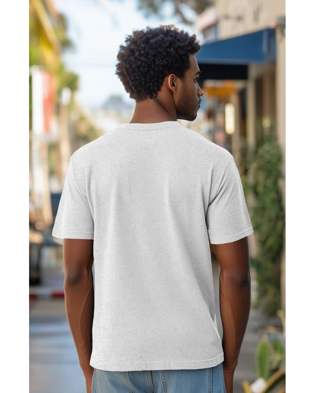 Alix White Astronaut Tee for men