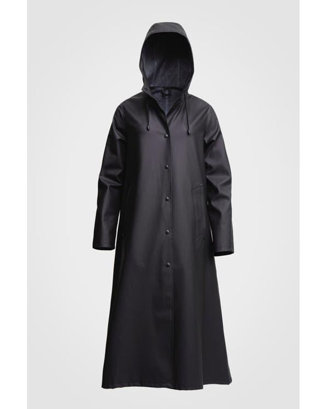 Stutterheim Blue Mosebacke Long Raincoat