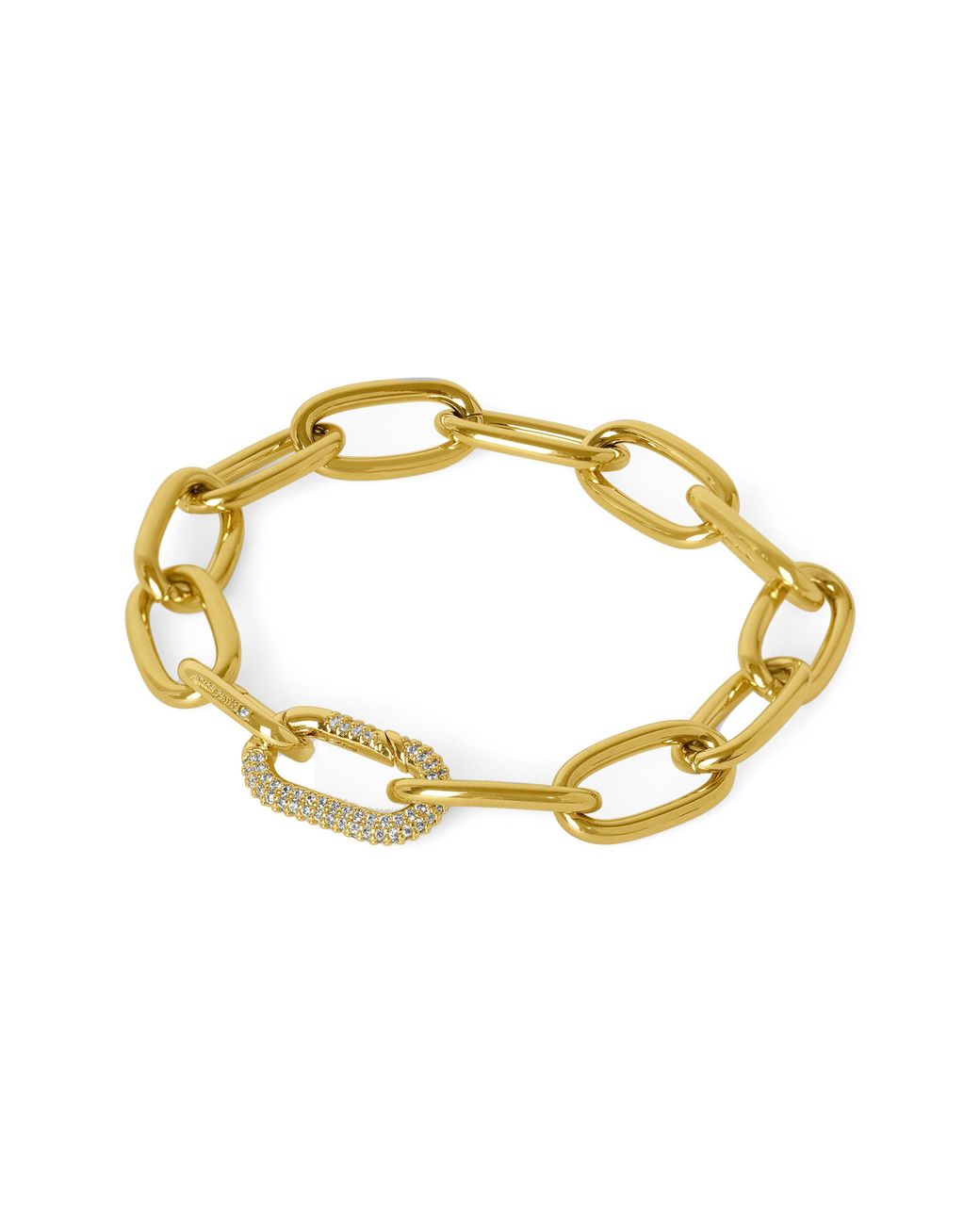 Dean Davidson Metallic Solene Pavé Statement Link Bracelet