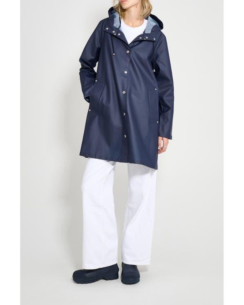 Stutterheim Blue Mosebacke Lightweight Raincoat