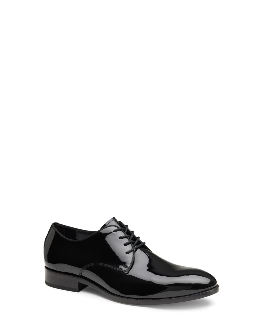 Johnston & Murphy Black Gavney Plain Toe Derby for men