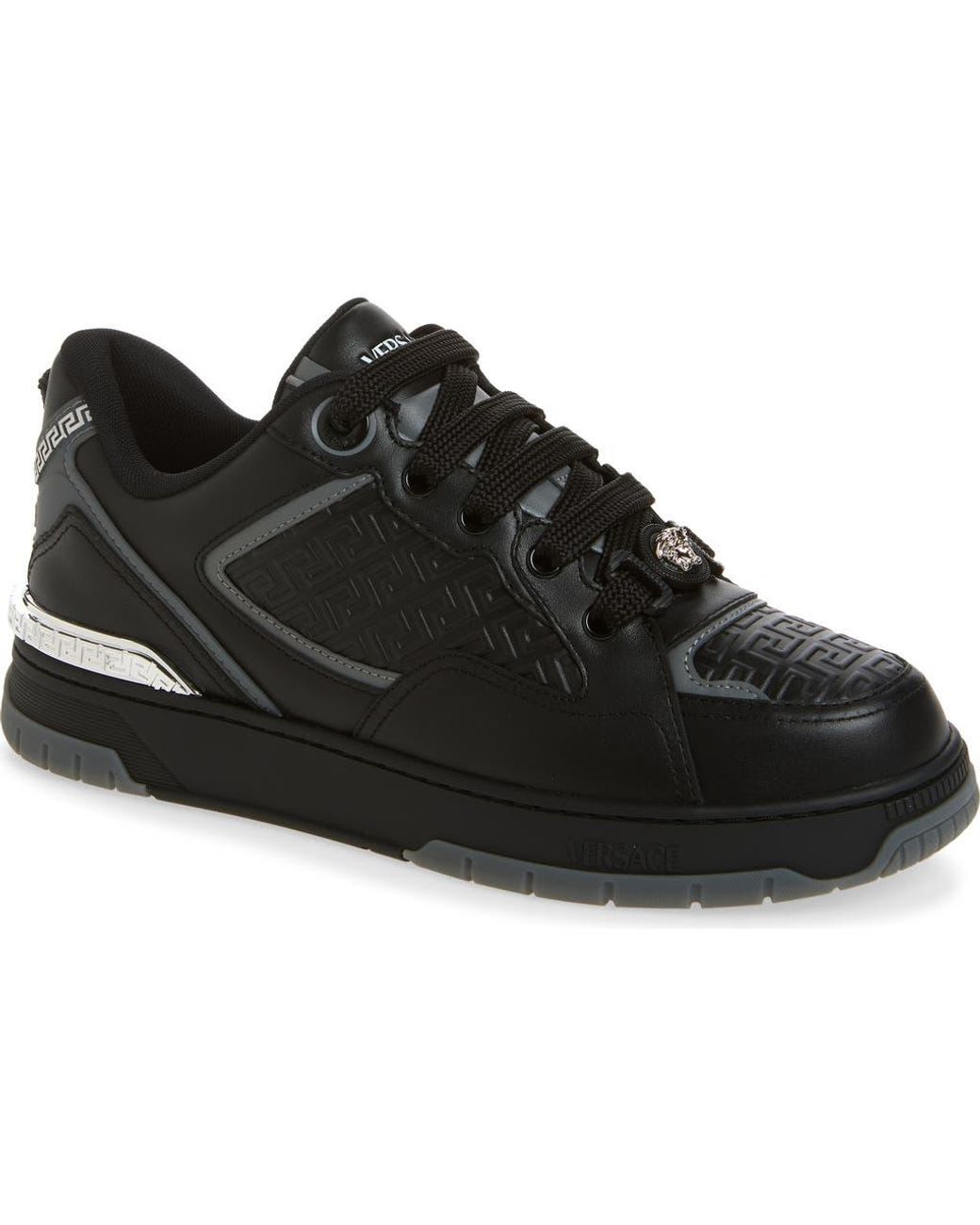 Versace Black Logo Sneaker for men