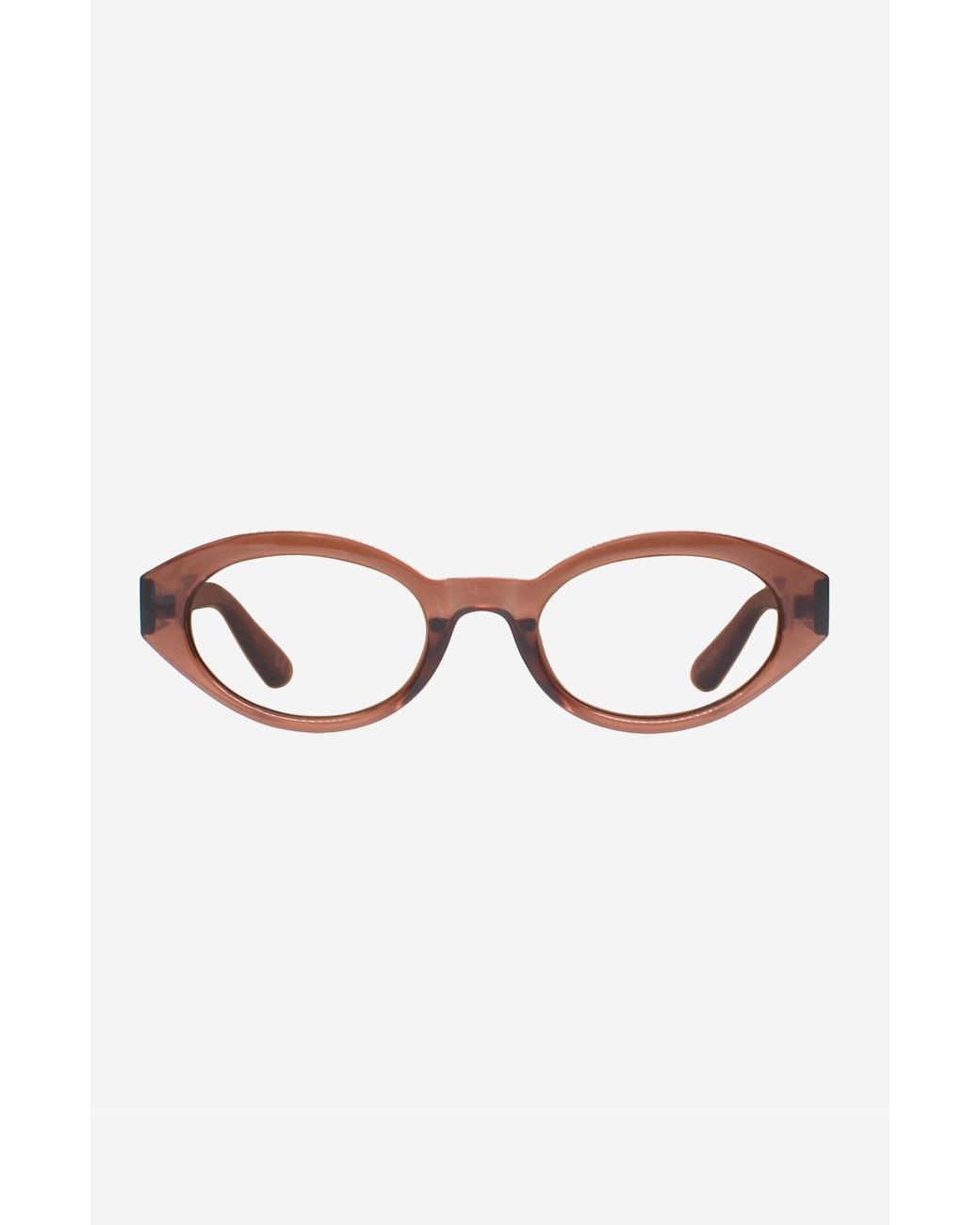 Reality Eyewear Brown The Demi Reader Glasses