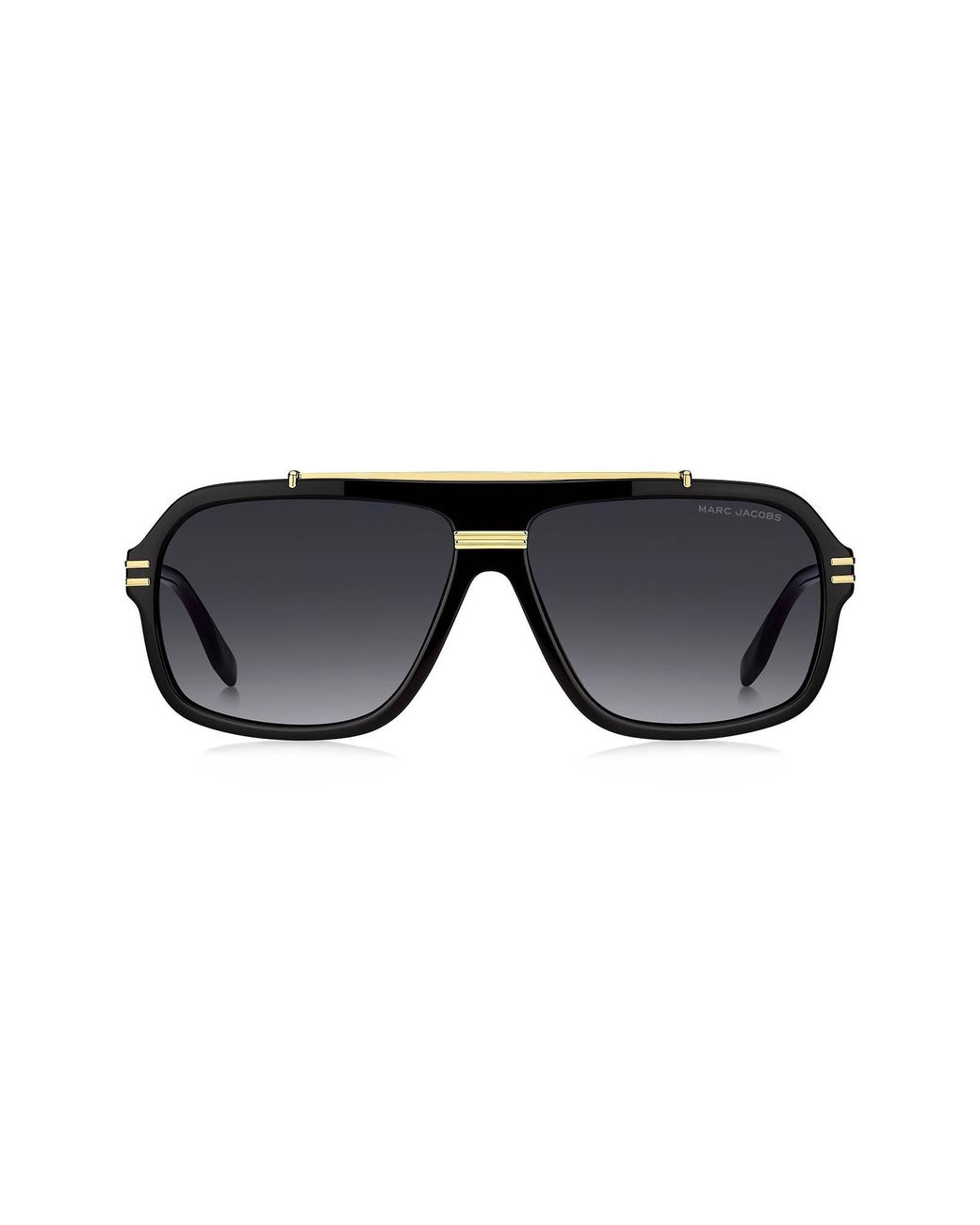 Marc Jacobs Black 58Mm Gradient Flat Top Rectangular Sunglasses for men