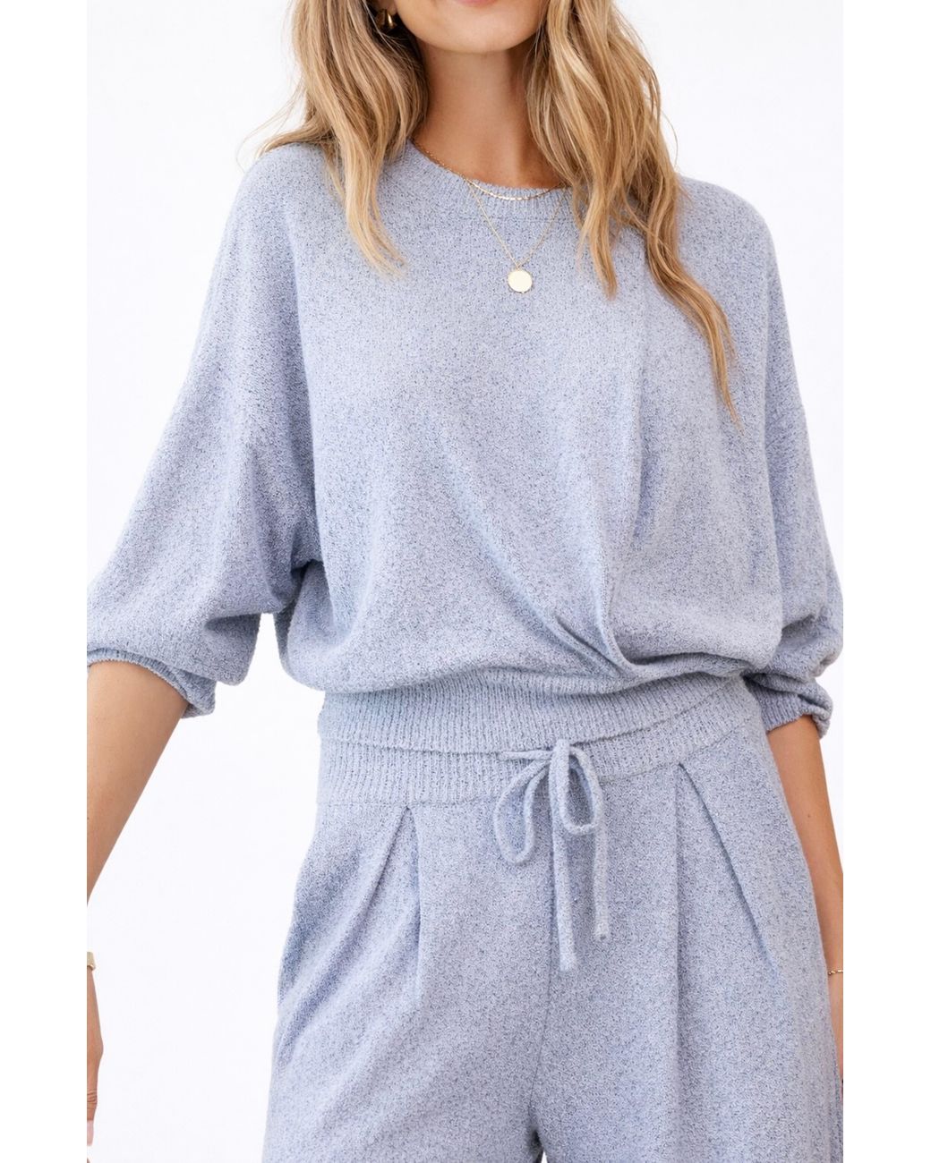 Bishop + Young Blue Jet-Set Pullover