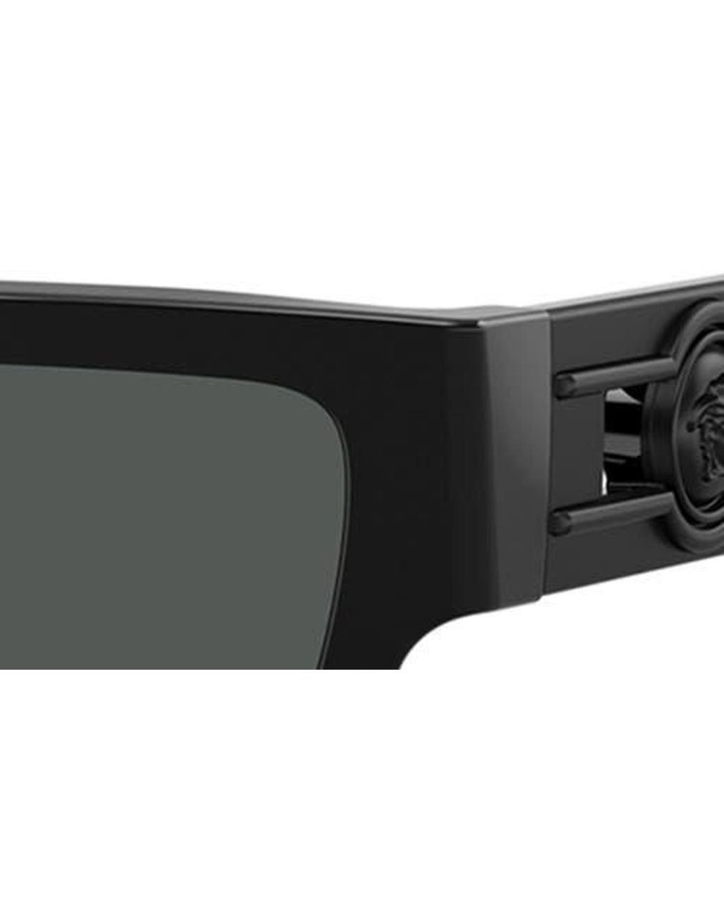 Versace Black 54Mm Rectangular Sunglasses for men