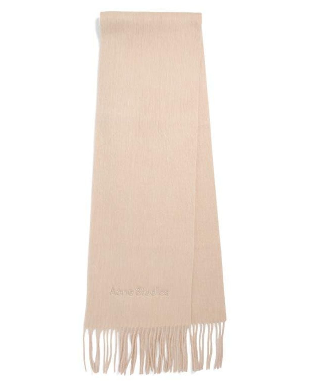Acne Natural Vinnie Alpaca & Wool Scarf