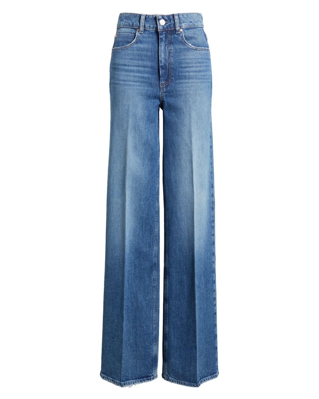 PAIGE Sasha High Waist Wide Leg Jeans in Blue | Lyst