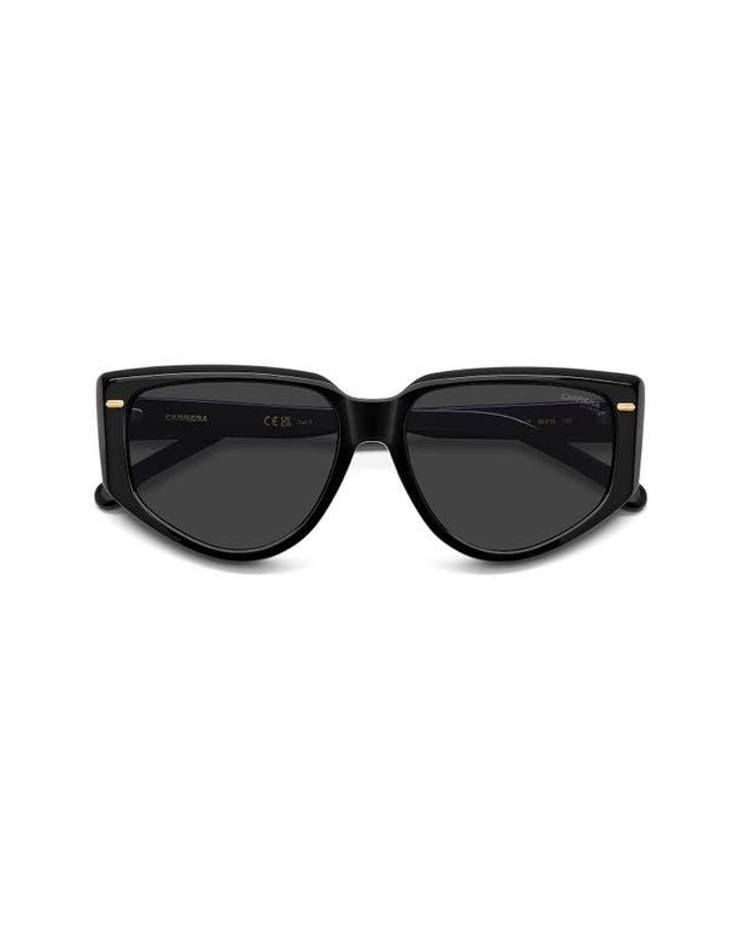 Carrera Black 57Mm Rectangular Sunglasses