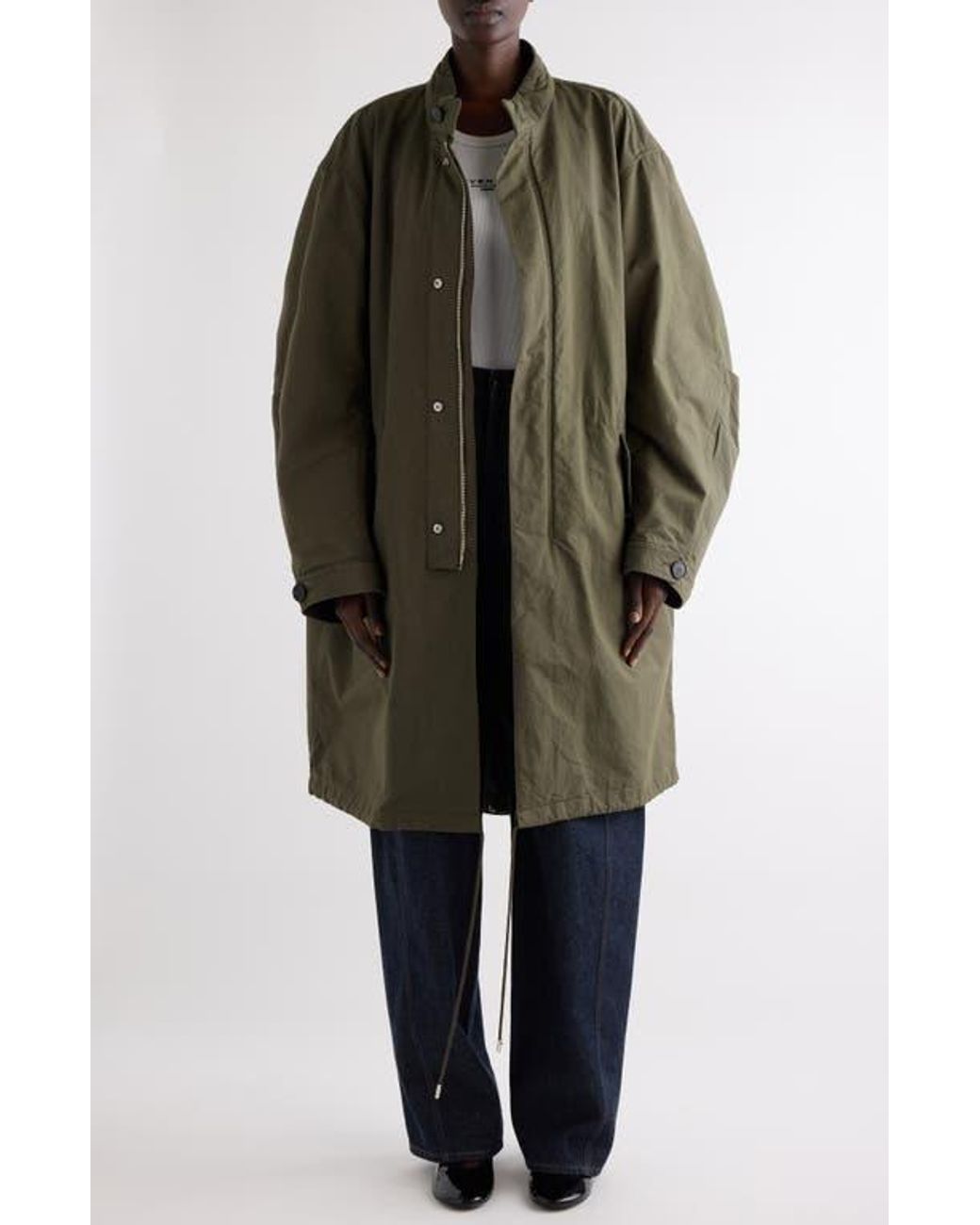Givenchy Green Cocoon Parka