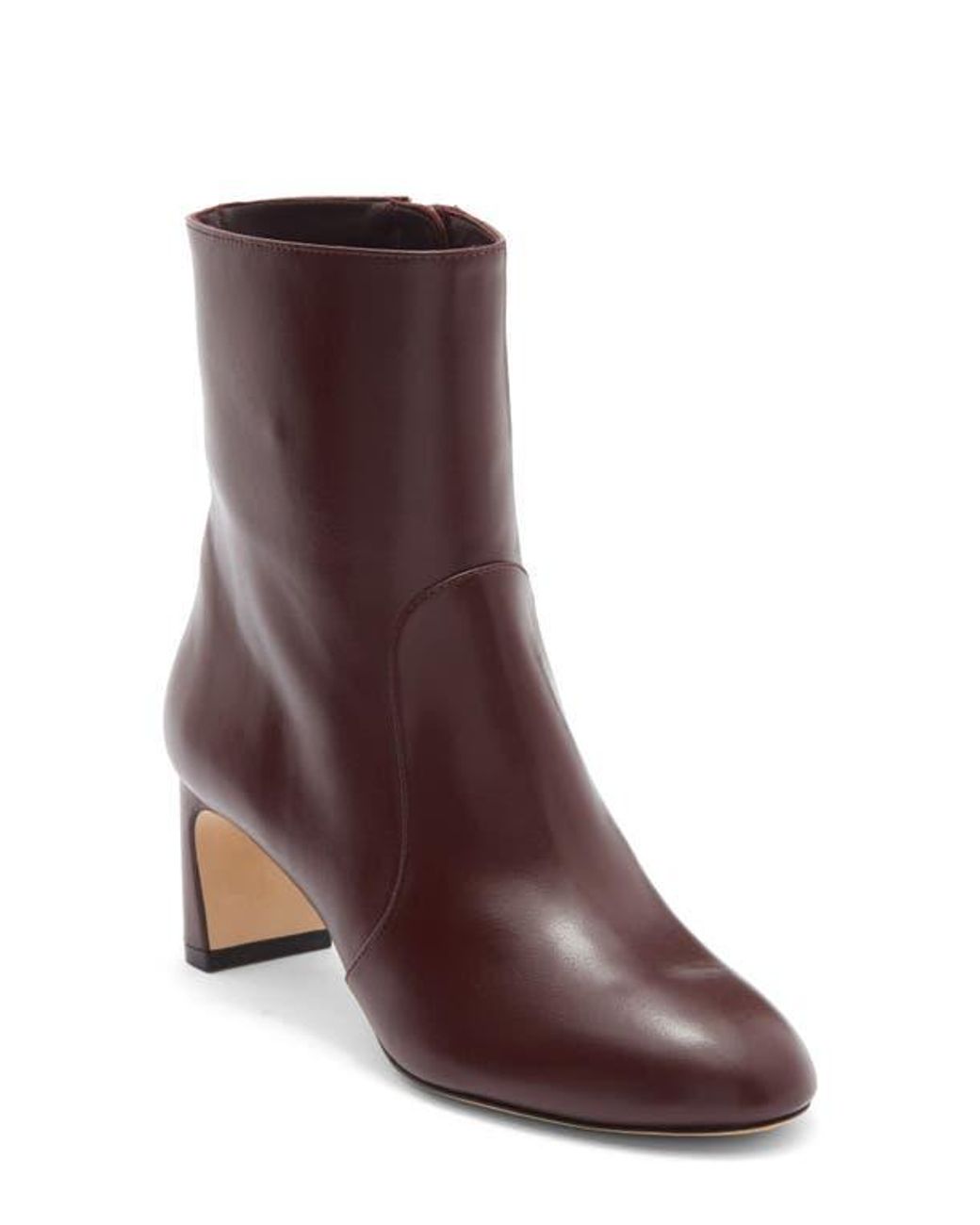 Stuart Weitzman Brown Babette Zip Bootie 60 (Nordstrom Exclusive)