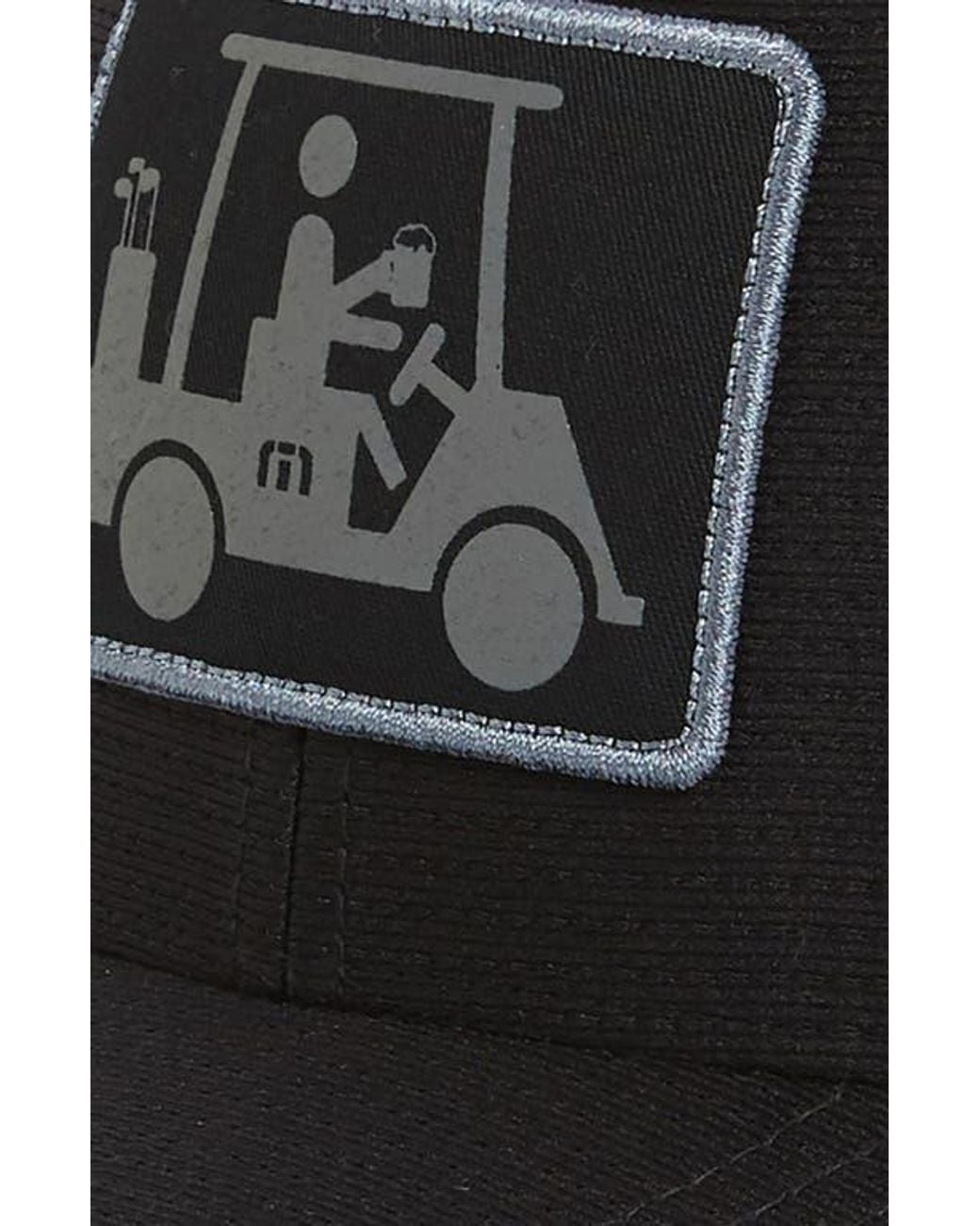 Travis Mathew Black El Capitan Baseball Cap for men