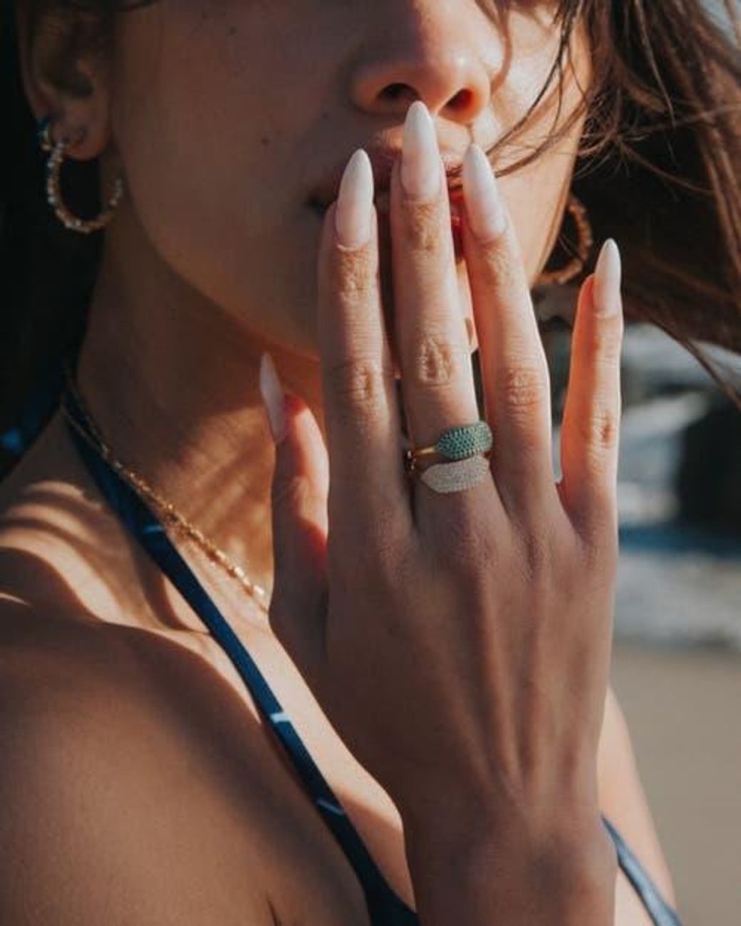 Native Gem Green Id Ring