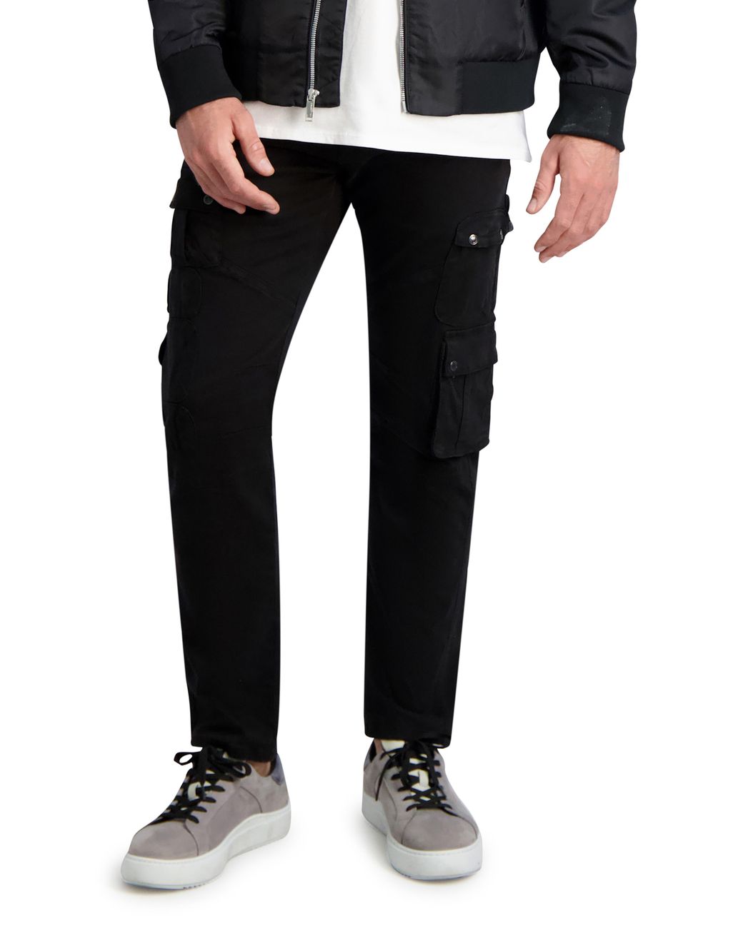 Karl Lagerfeld Cargo Pants in Black for Men | Lyst