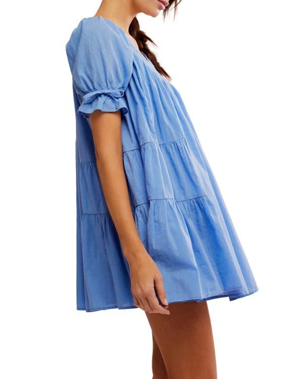 knee length dresses for ladies Sandy Mae Crochet Mini Dress by Free People main image 1
