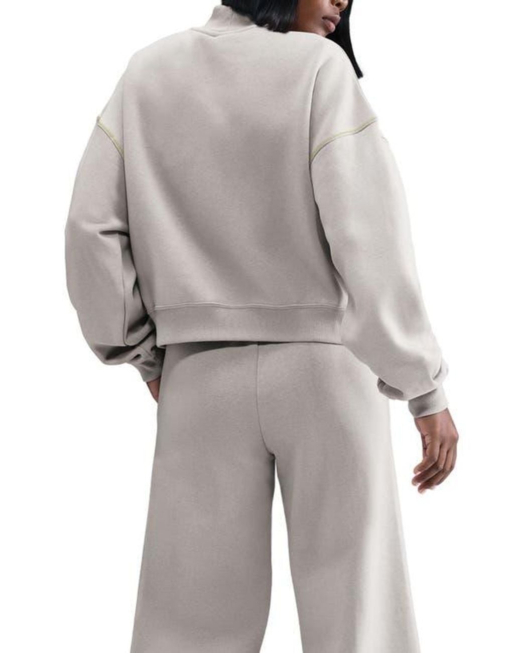 nike sportswear essential fleece mockneck sweatshirt