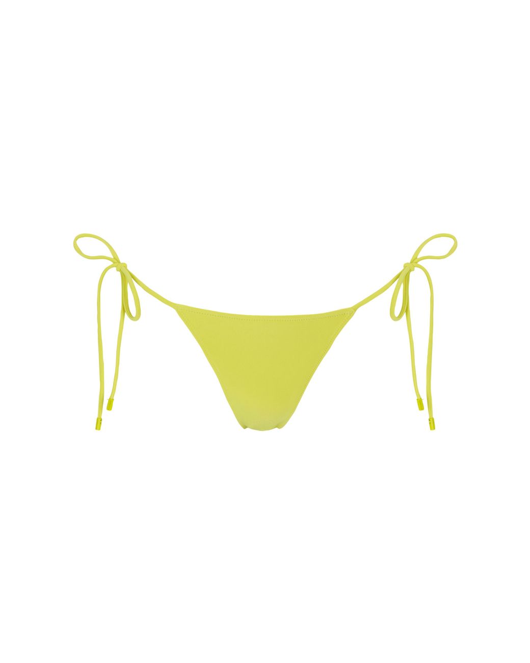 Sunkissed Orange Le Triangle Tie Side Pattern Bikini Bottom