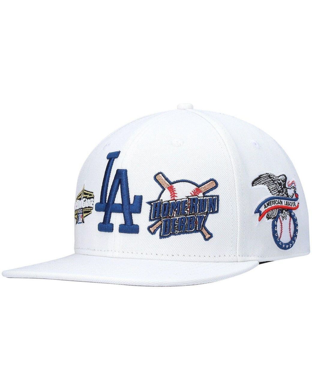 Pro Standard Men's Black Los Angeles Dodgers All-Star Multi Hit Wool Snapback Hat - Black