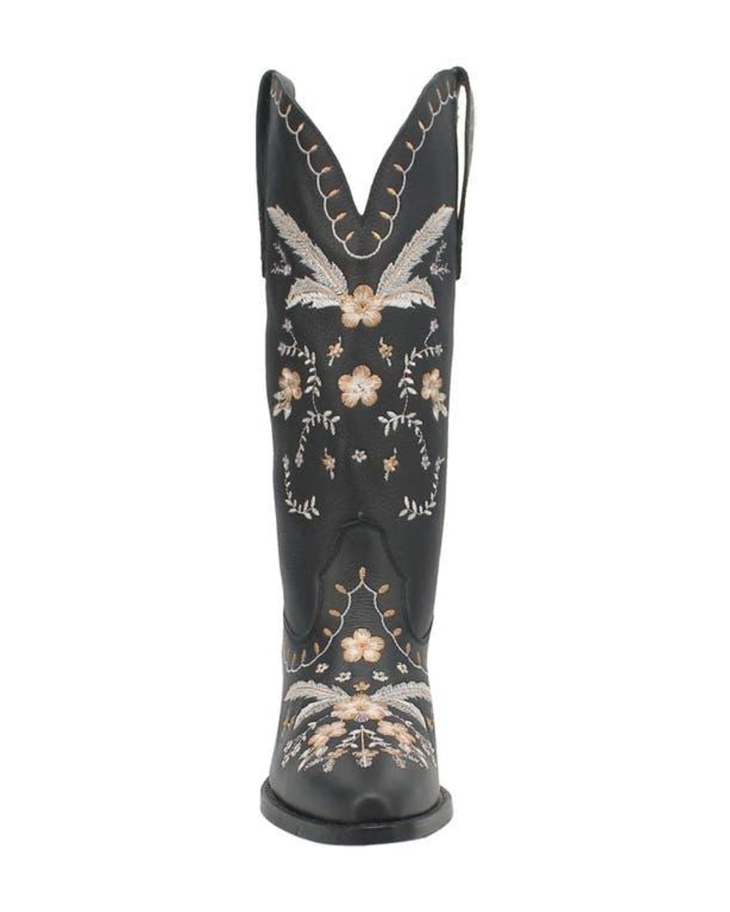 Dingo Black Full Bloom Western Boot