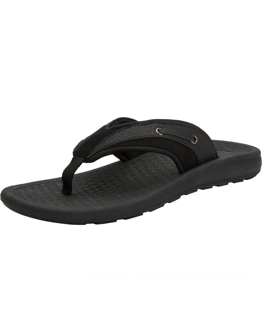 Kingsize Black Island Flip Flops for men