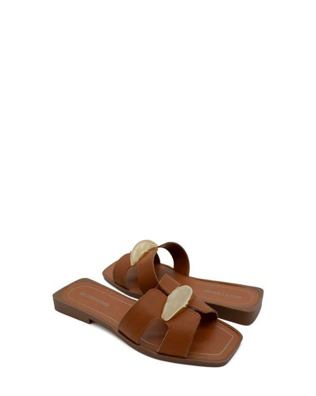 BOTTER Brown Cutout Slide Sandal