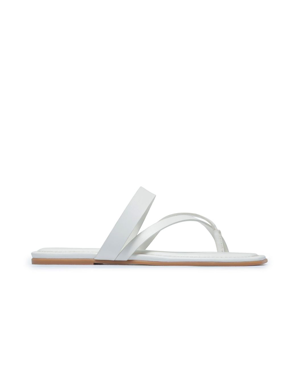 Bernardo White Ocana Toe Ring Sandal