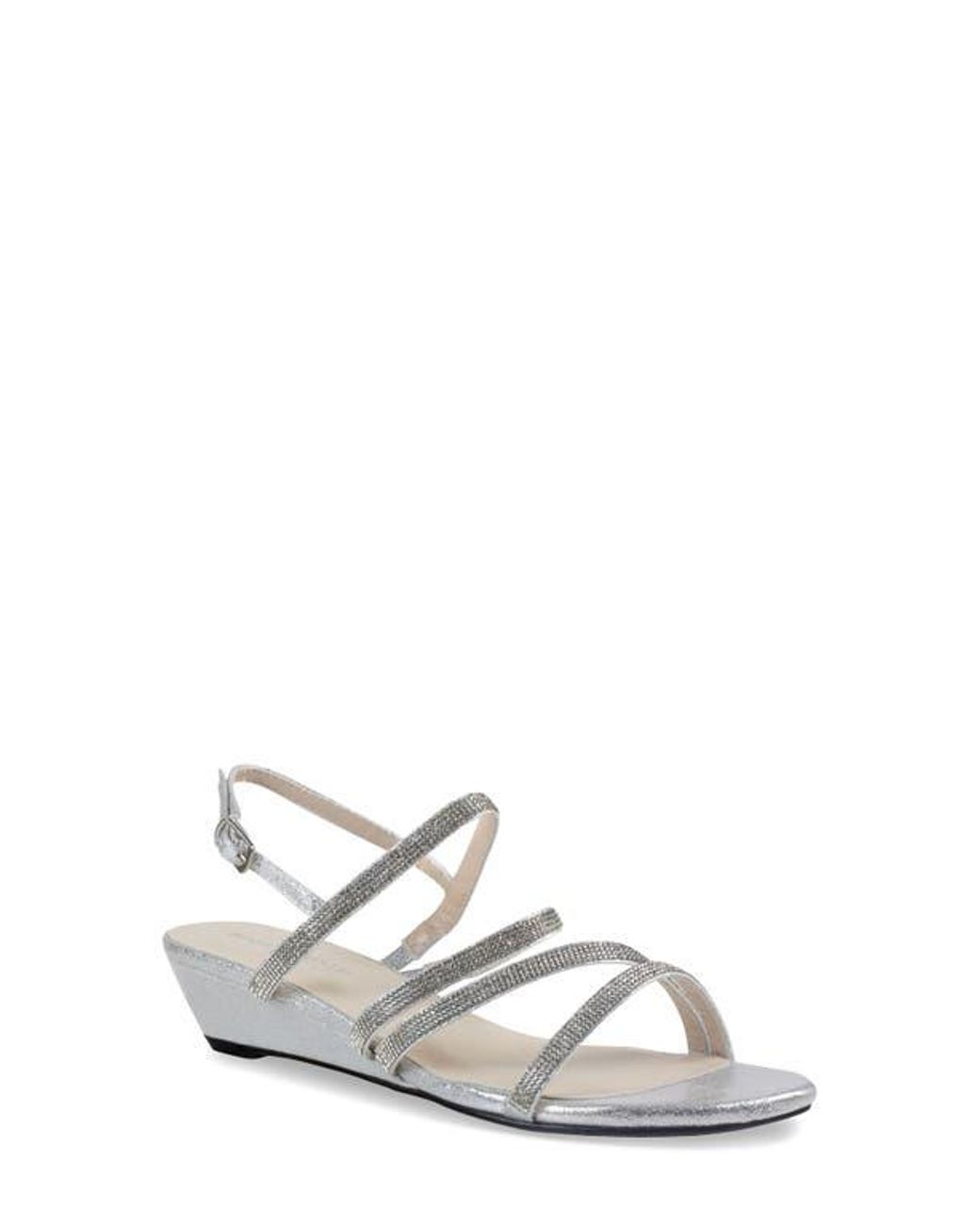 Touch Ups White Jodi Slingback Wedge Sandal