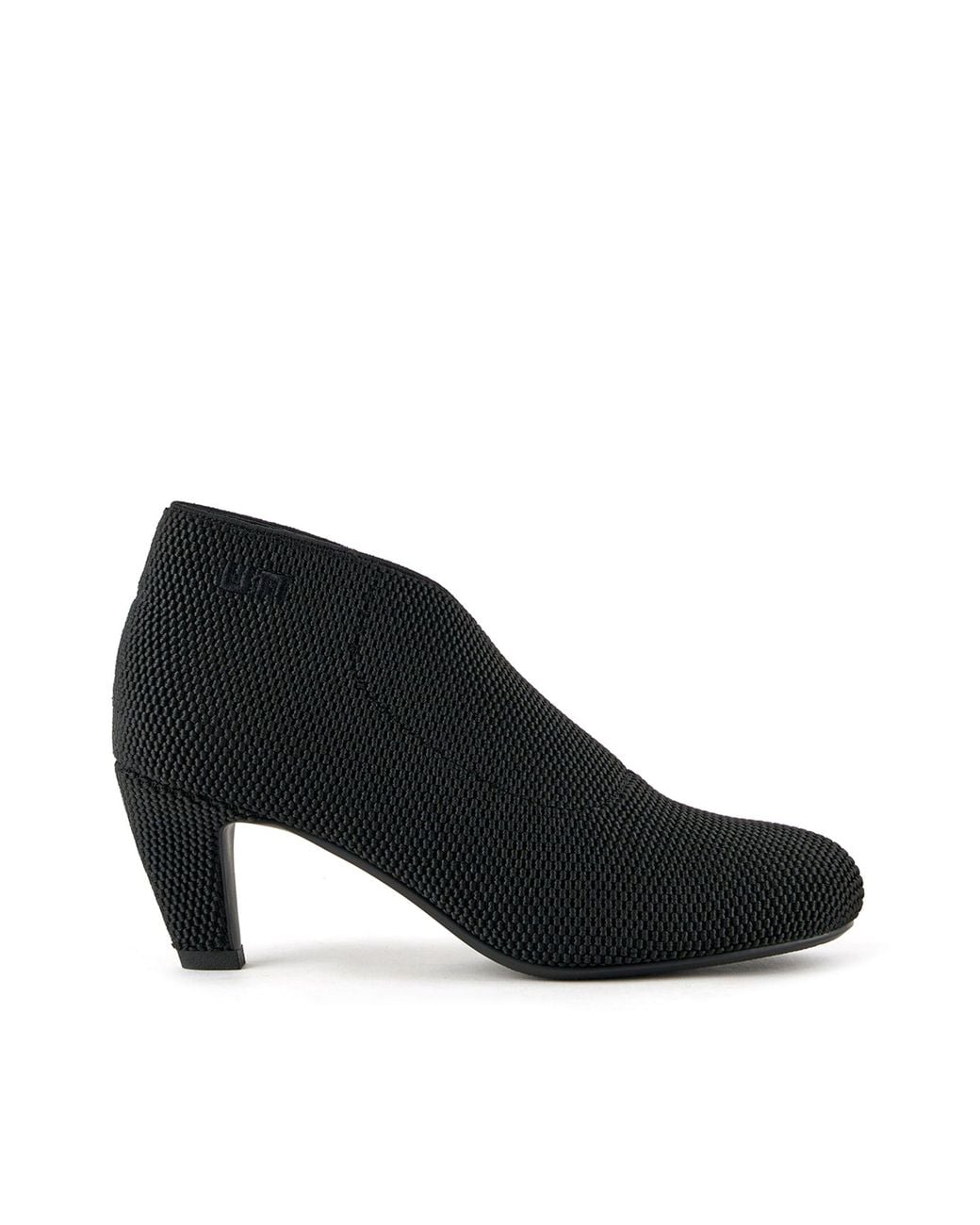 United Nude Black Fold Mid Boot