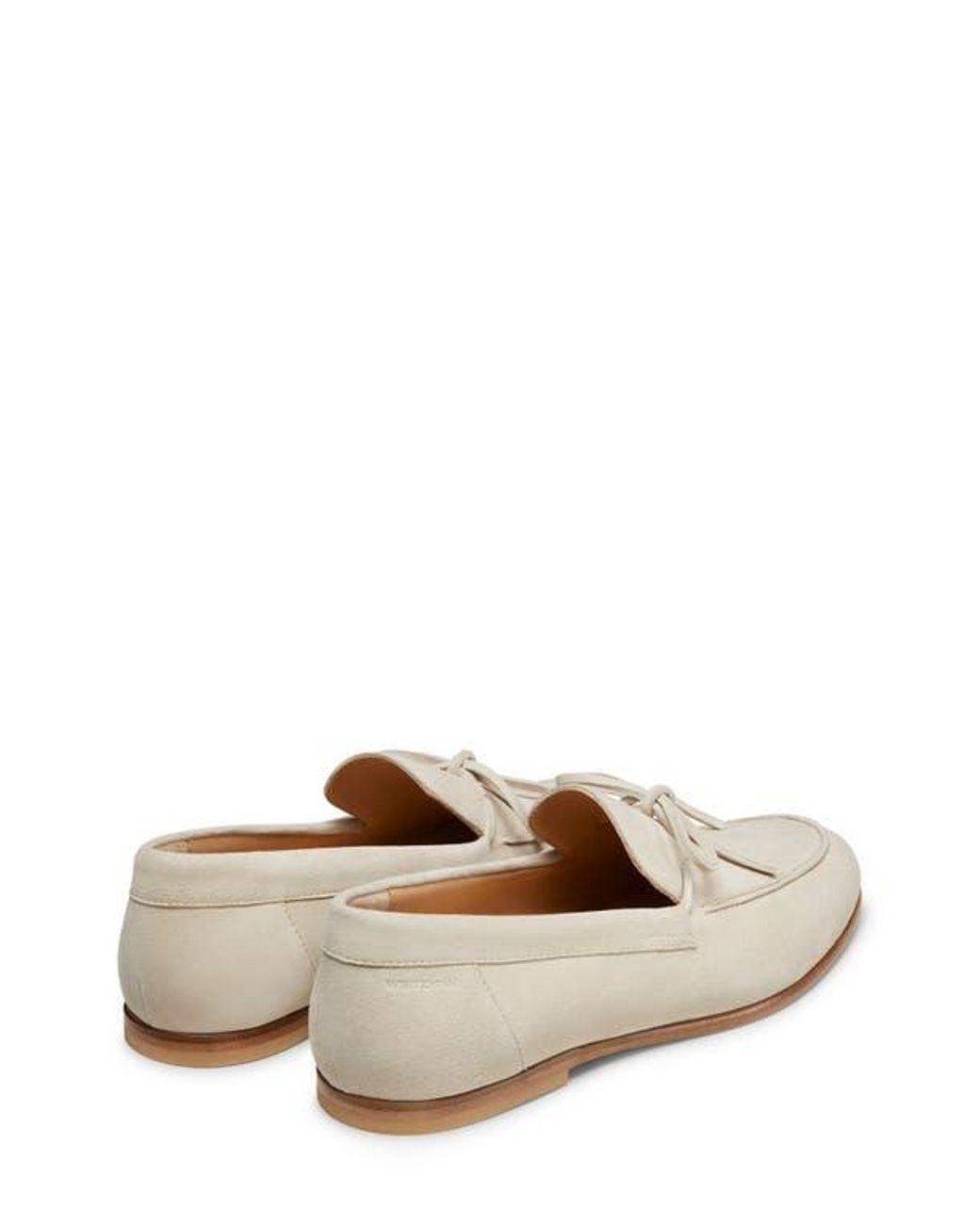 Stuart Weitzman White Bennett Loafer for men
