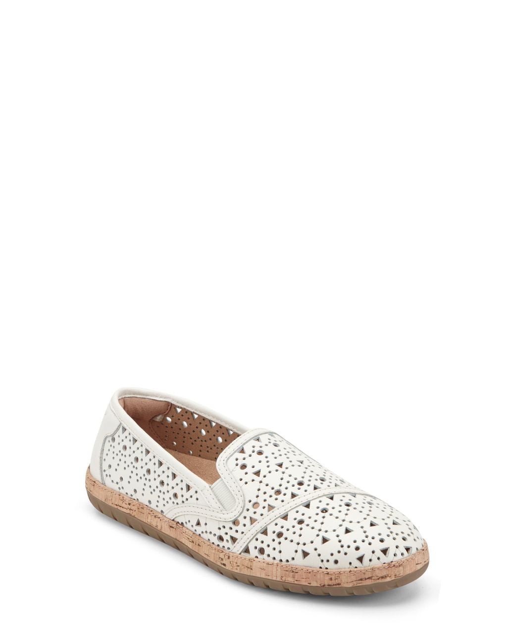 Earth White Tomlyn Perforated Loafer