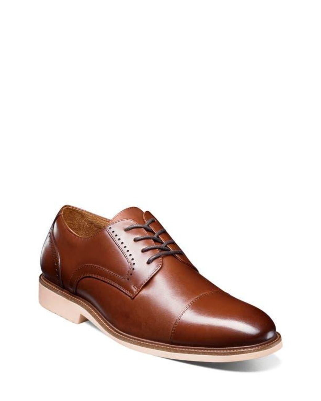 Stacy Adams Brown Wesbridge Cap Toe Derby for men