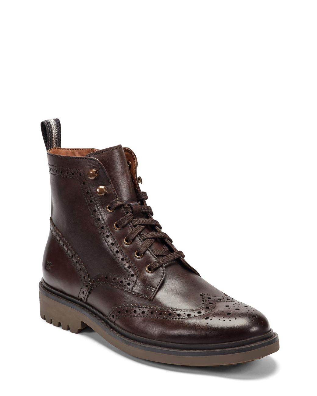 Kenneth Cole Brown Todd Wingtip Boot for men