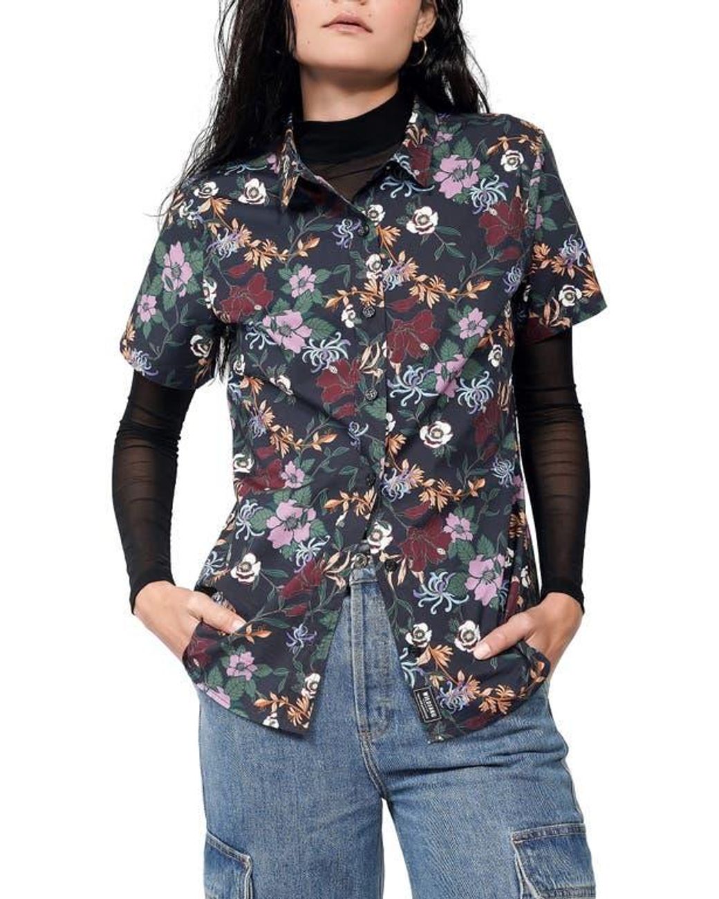 WILDFANG Blue The Essential Button Up