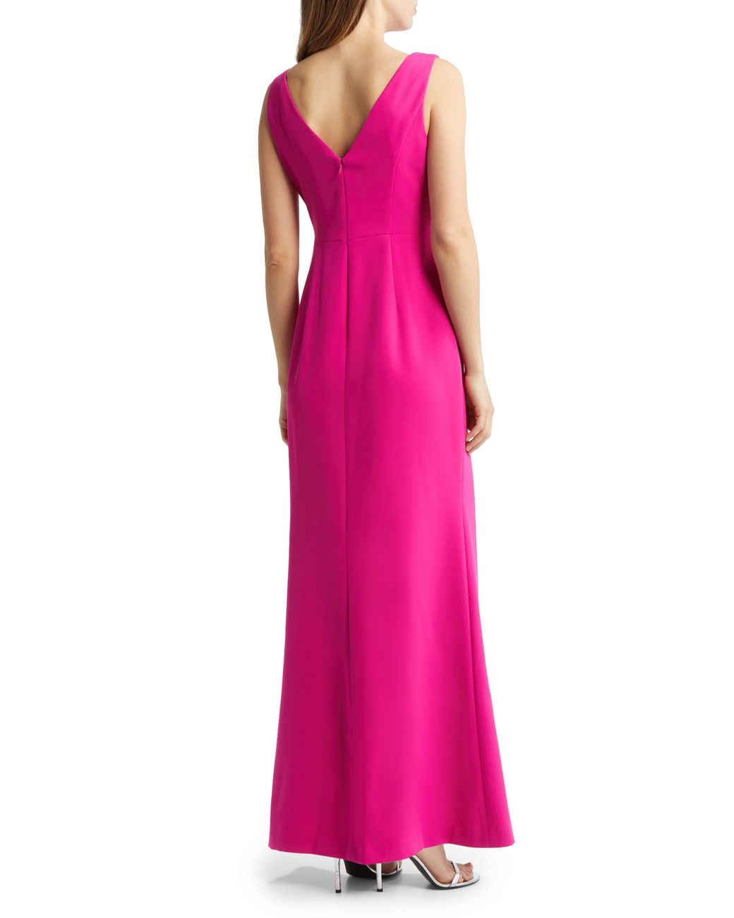 Ruffle front best sale gown eliza j