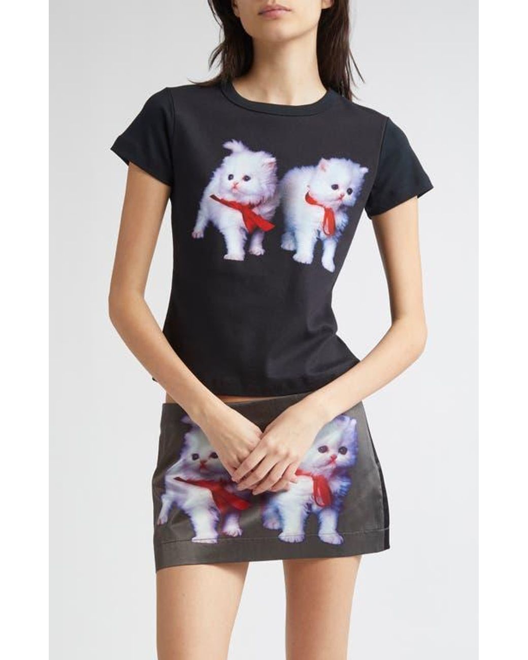 トップス ashley williams poodle baby tee POODLE BABY TEE – Ashley Williams