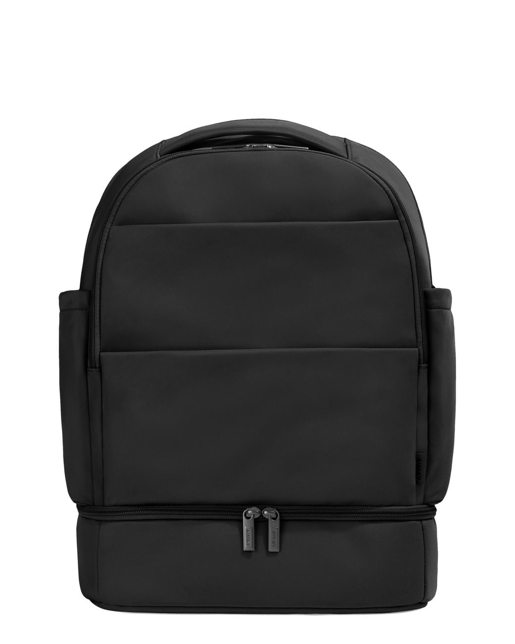 AWAY Black The Double Diaper Backpack