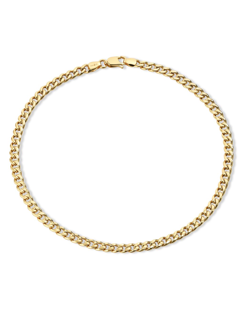 DEVATA Metallic Cuban Chain Bracelet