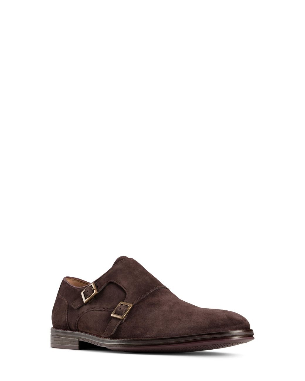 clarks double monk strap