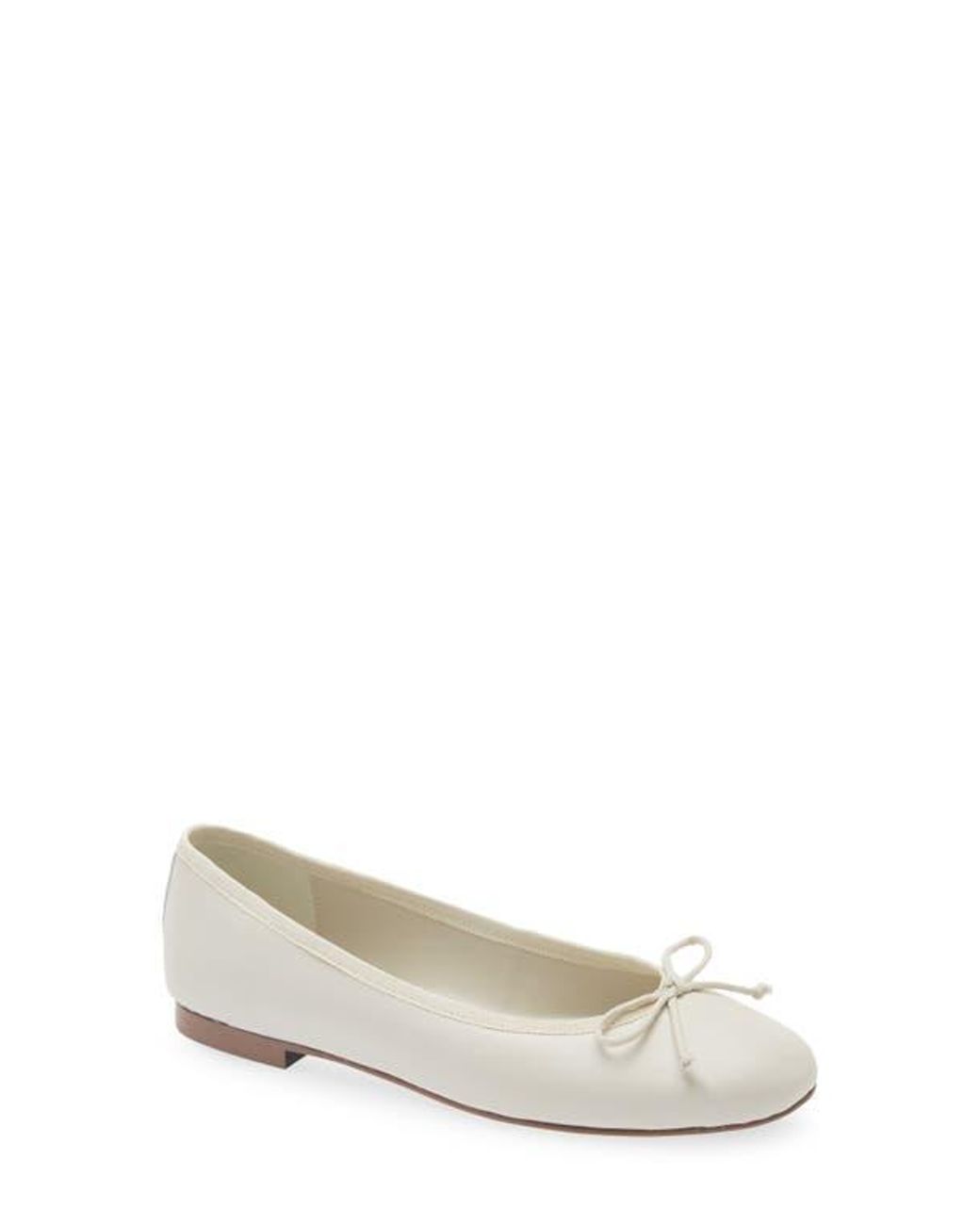 Tony Bianco White Comma Ballet Flat