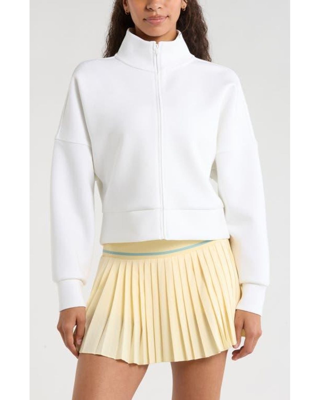 Zella White Boxy Jacket