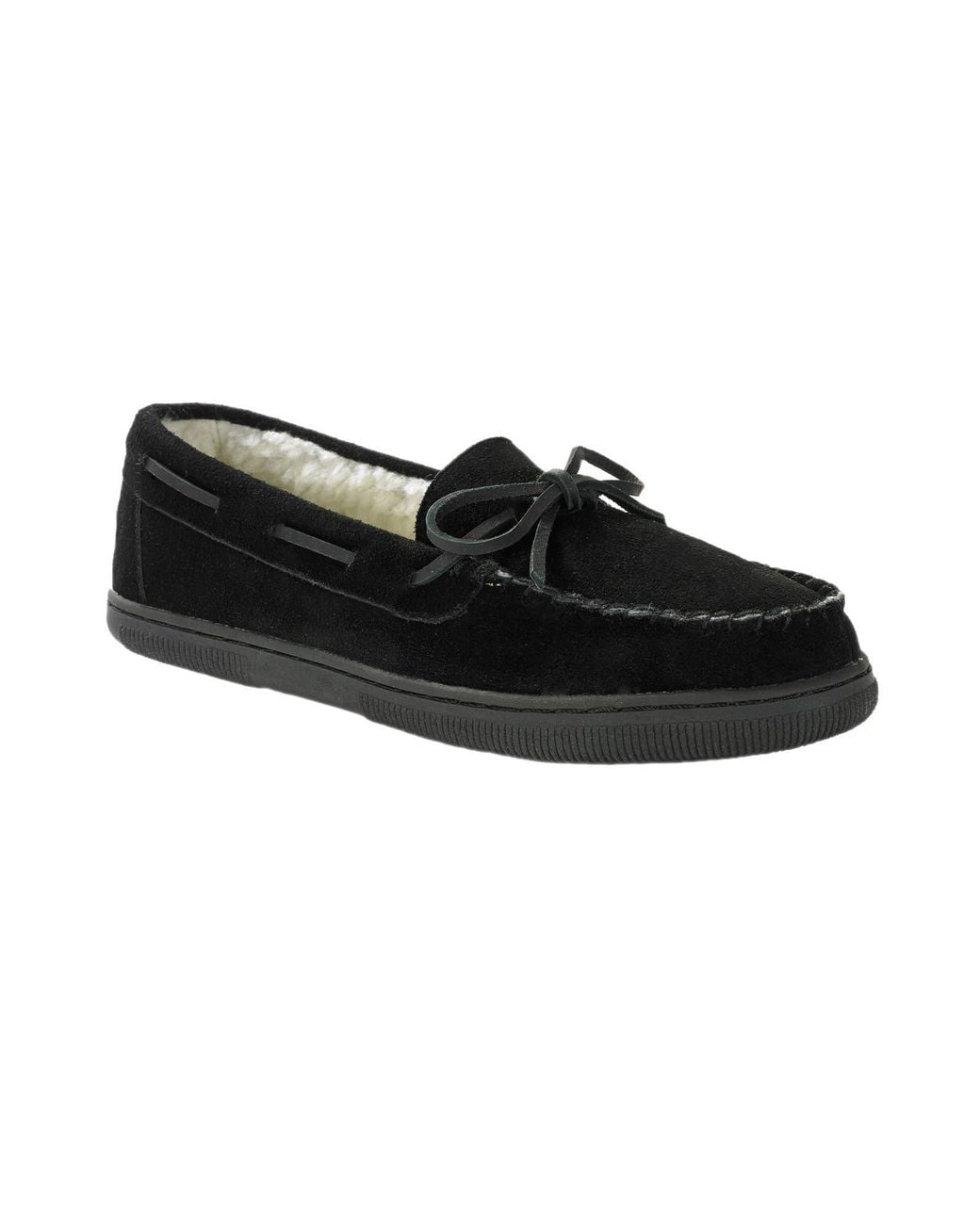 Kingsize Black Suede Tracker Slippers for men