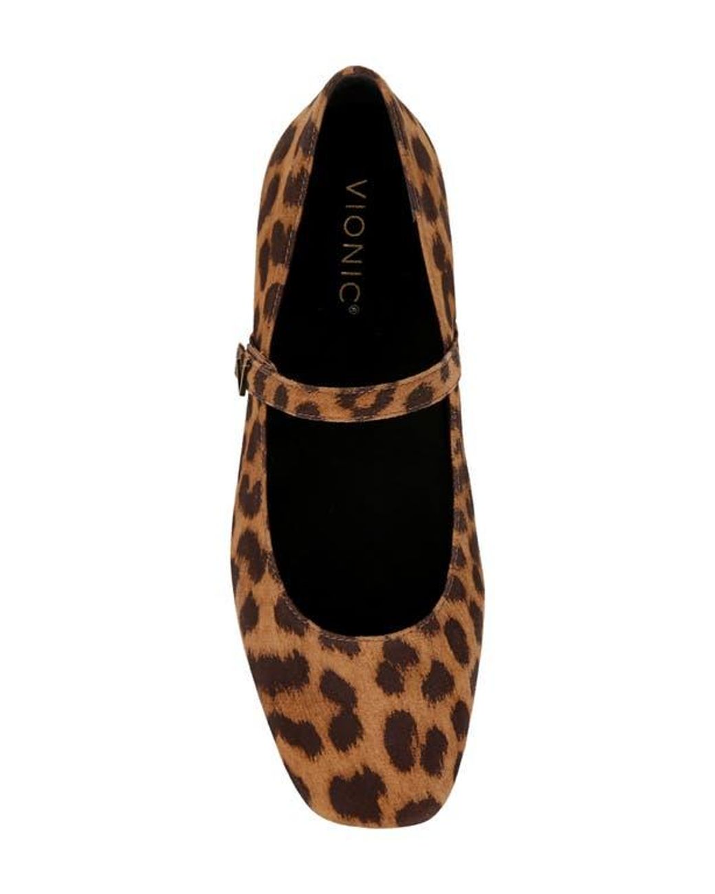 Vionic Black Alameda Mary Jane Flat