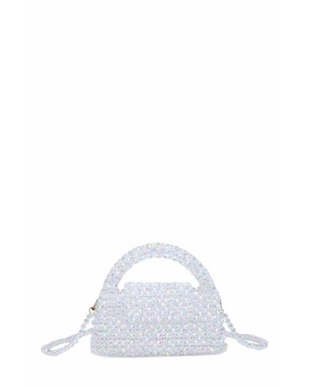 Moda Luxe White Dolly Evening Bag
