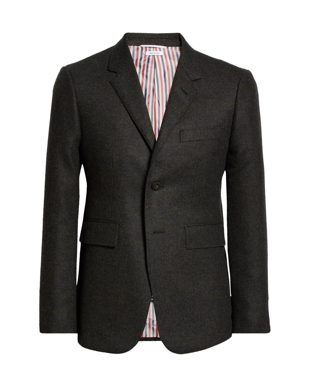 Thom Browne Fit 1 Wool Tweed Sport Coat in Black for Men Lyst