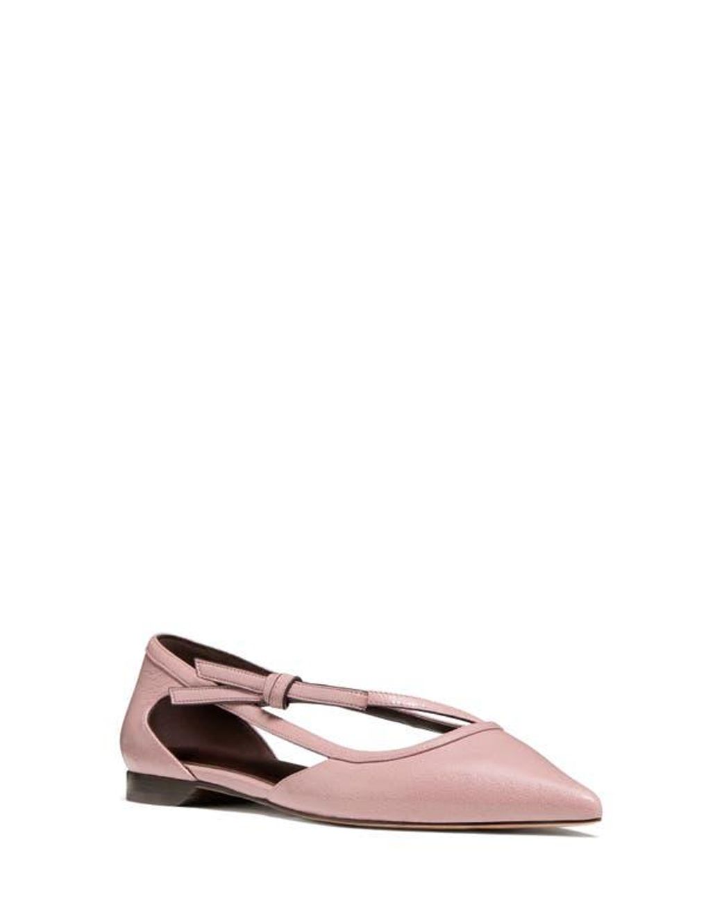 Kate Spade Pink Loop Pointed Toe Flat