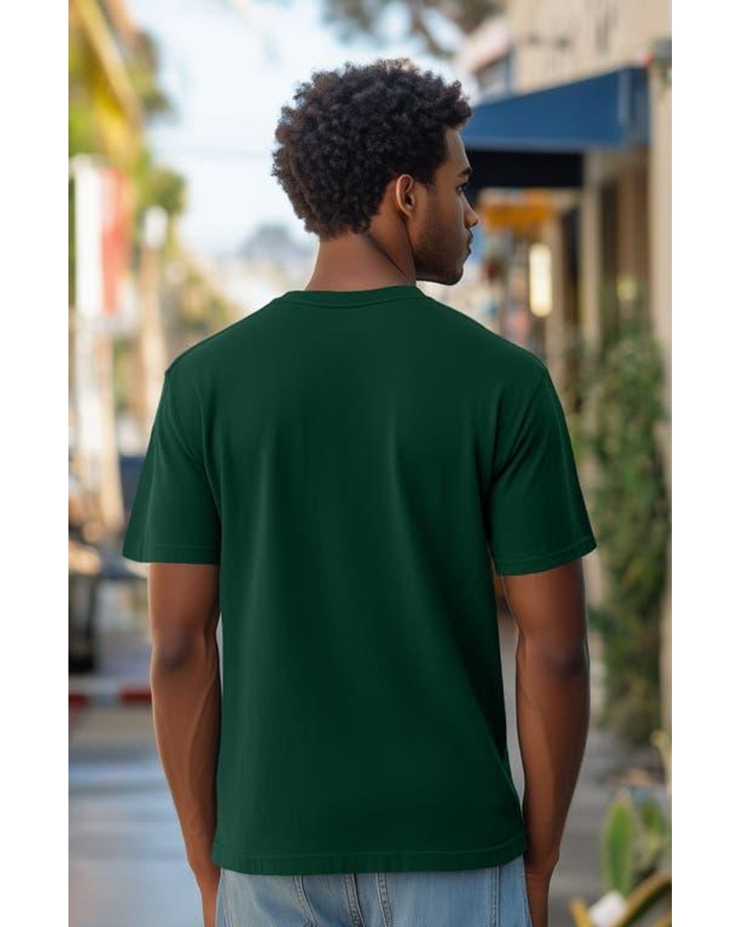 Alix Green Astronaut Tee for men