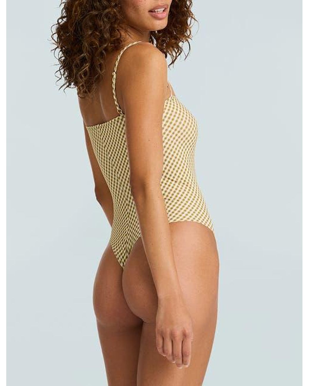 Commando Blue Classic Print Straight Cami Bodysuit