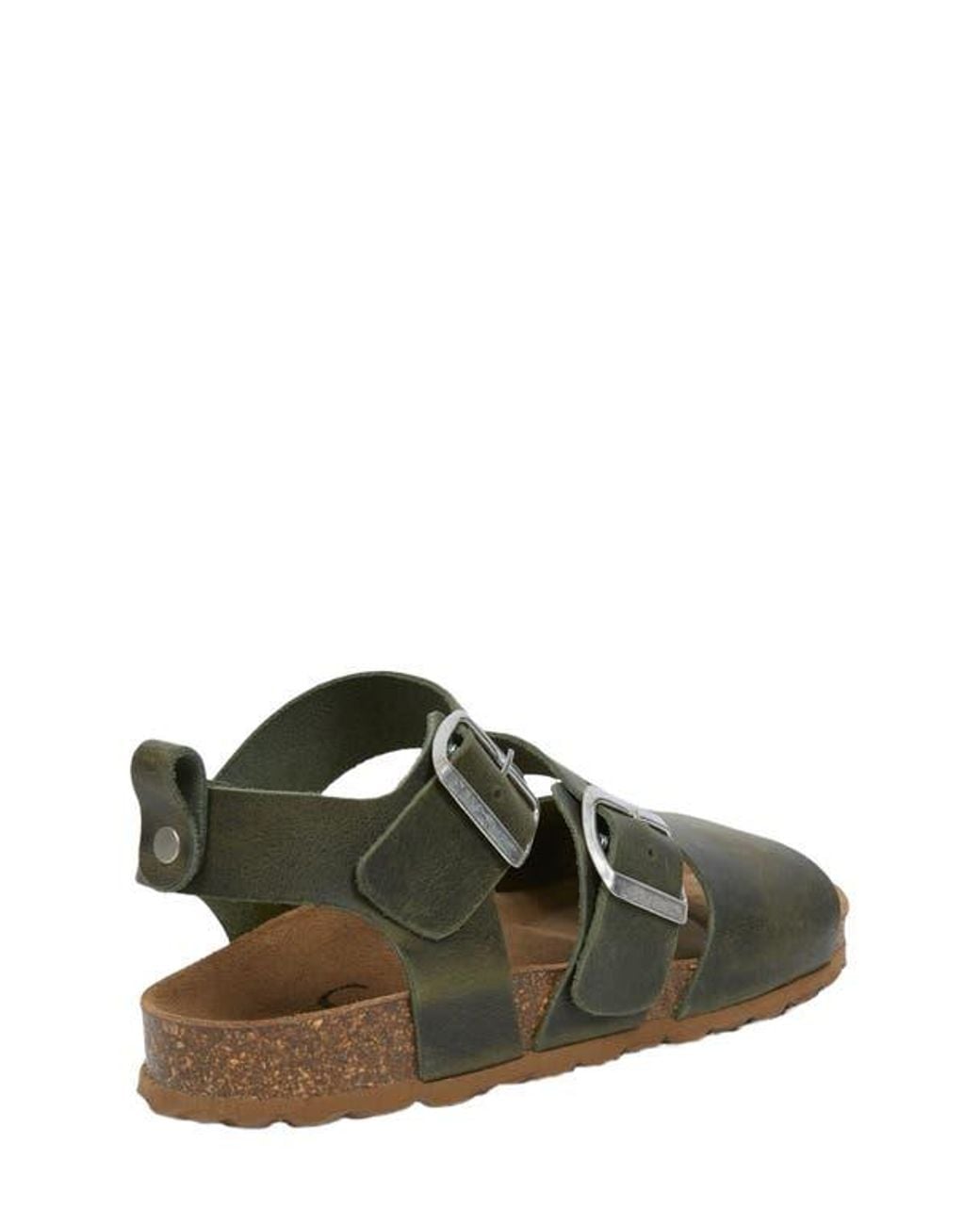 Celtic & Co. Green Triple Strap Sandal